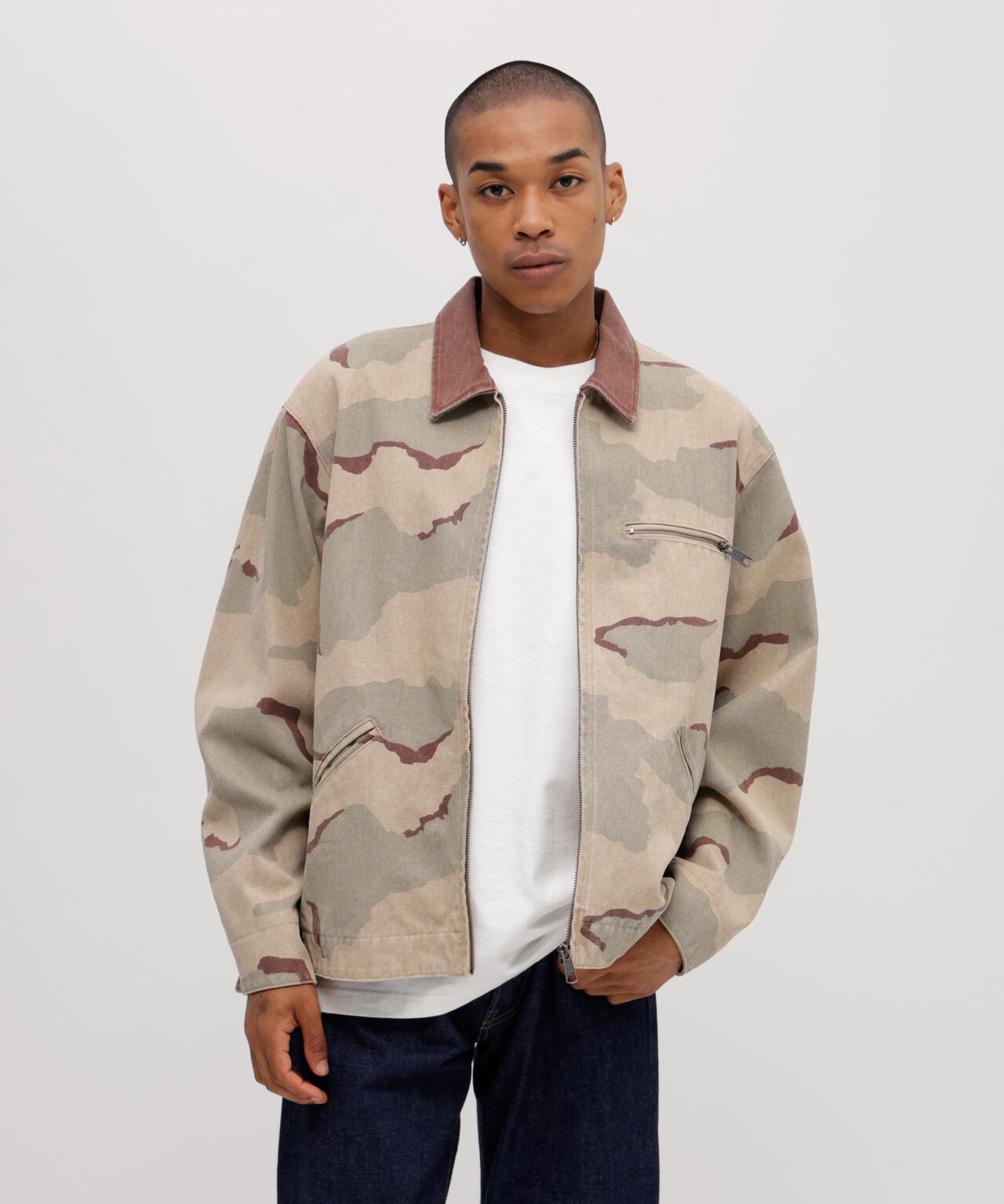 CAMO DUCK JACKET