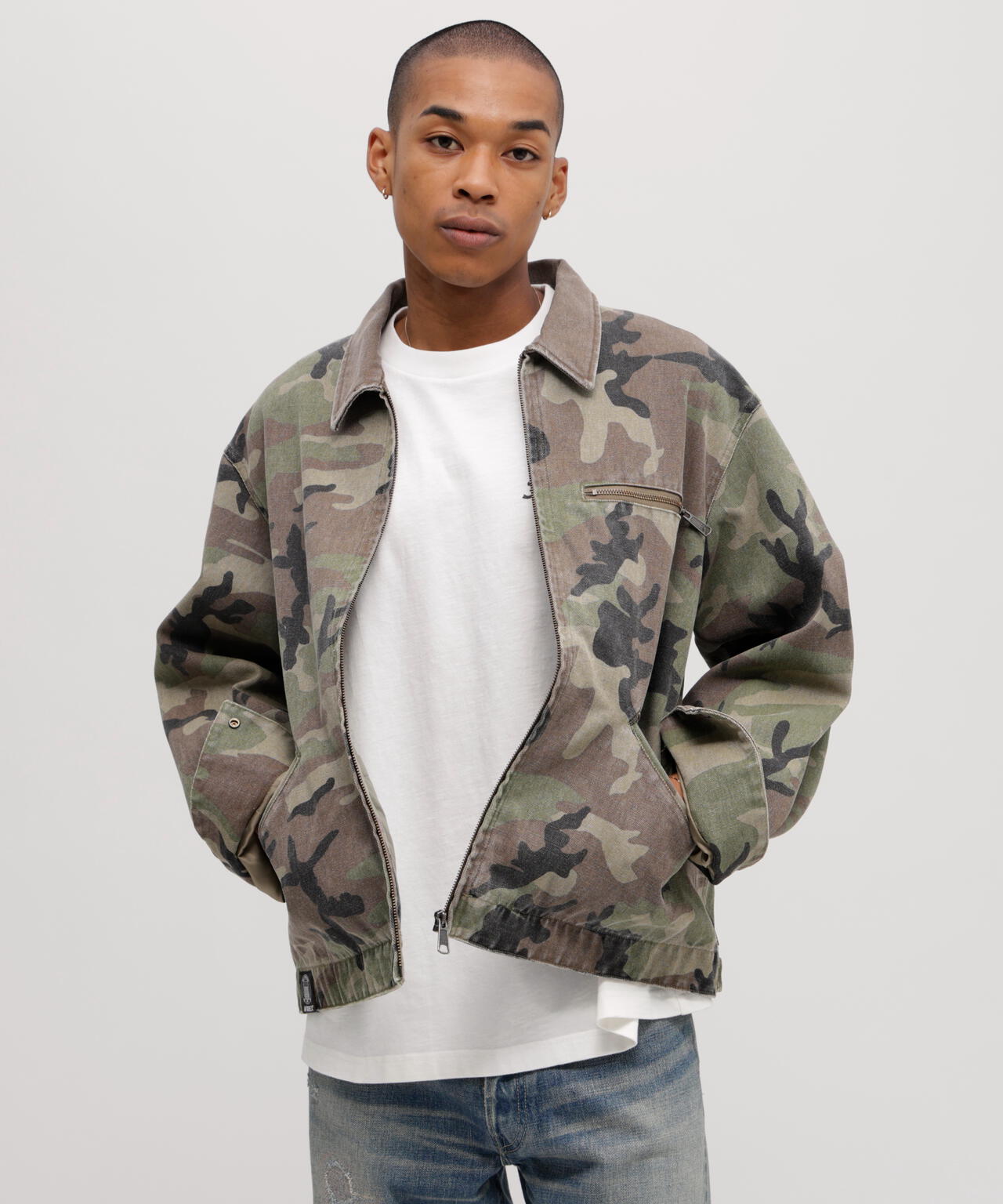CAMO DUCK JACKET