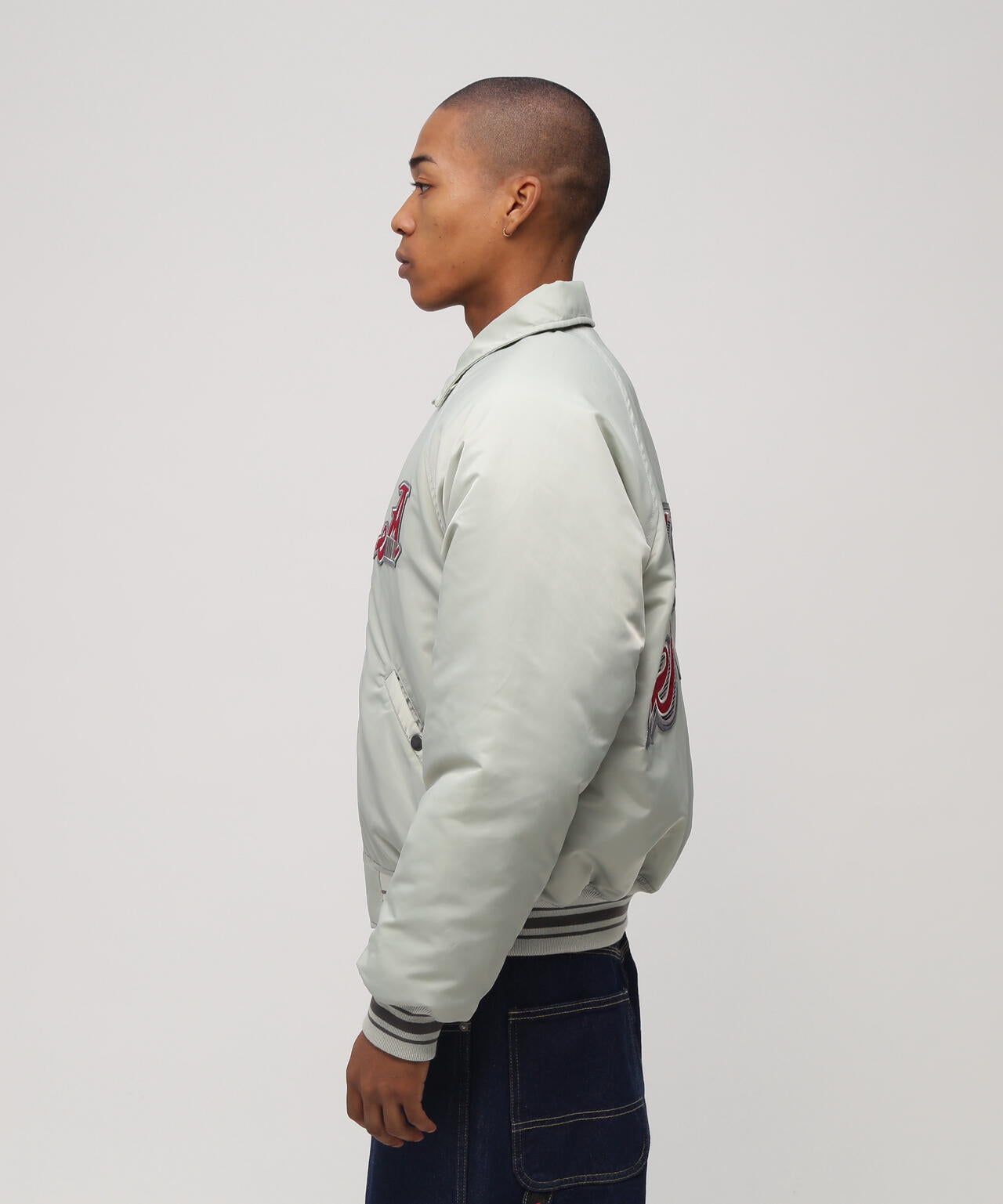 《WEB&DEPOT限定》NYLON VARSITY JACKET