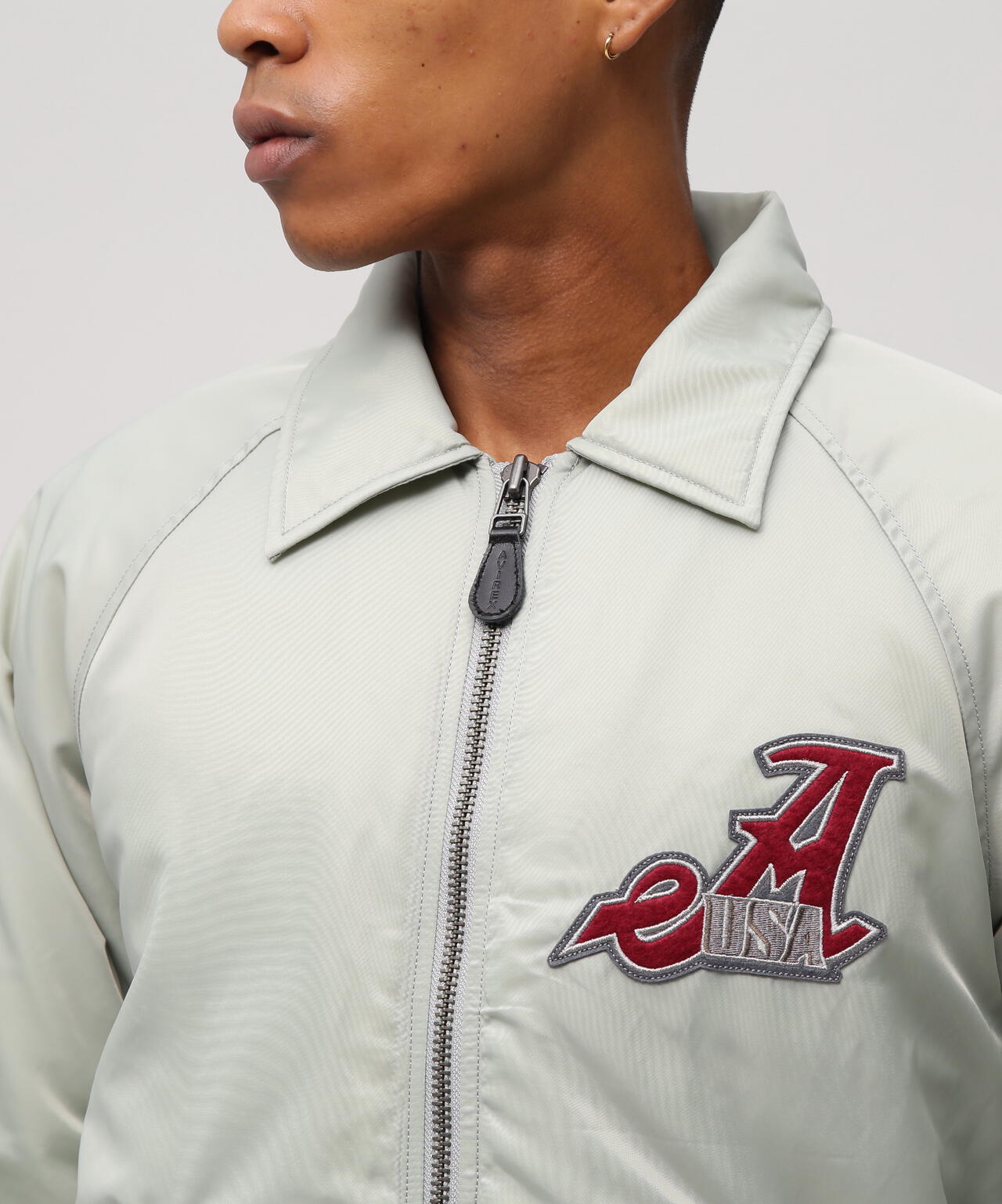 《WEB&DEPOT限定》NYLON VARSITY JACKET