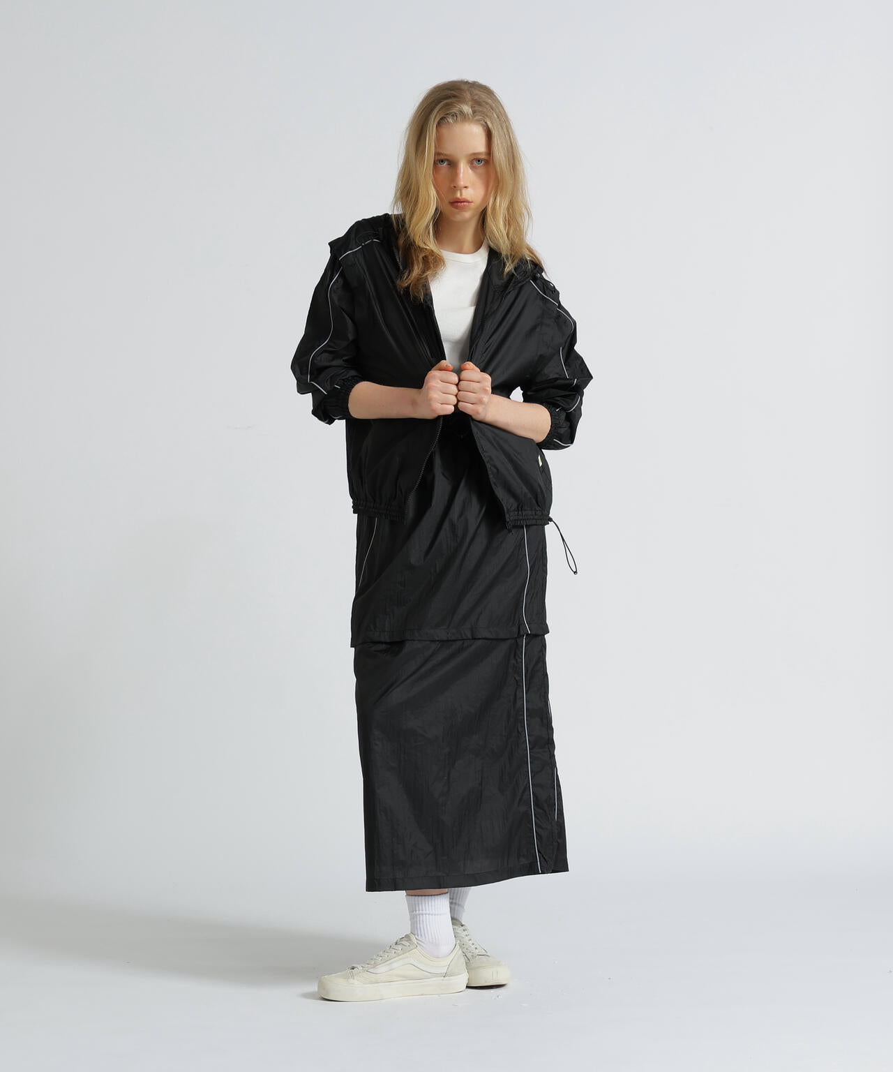 《WOMAN》SHEER COLOR SCHEME HOODIE JACKET/シアーカラースキーム フーディージャケット