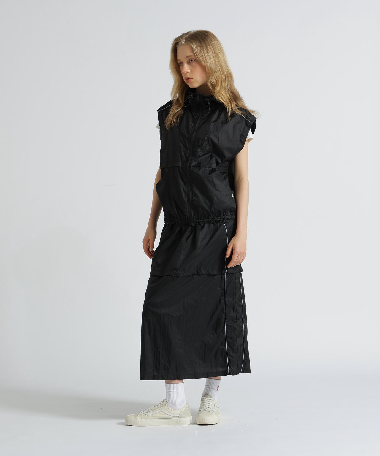 《WOMAN》SHEER COLOR SCHEME HOODIE JACKET/シアーカラースキーム フーディージャケット