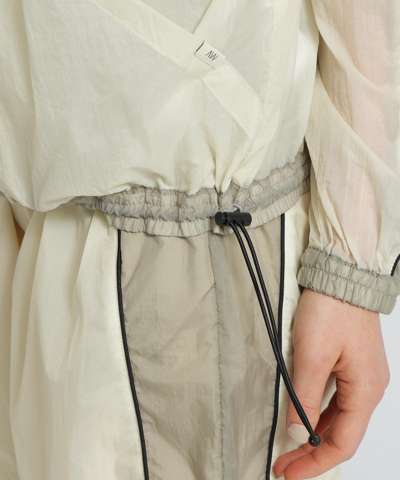 《WOMAN》SHEER COLOR SCHEME HOODIE JACKET/シアーカラースキーム フーディージャケット