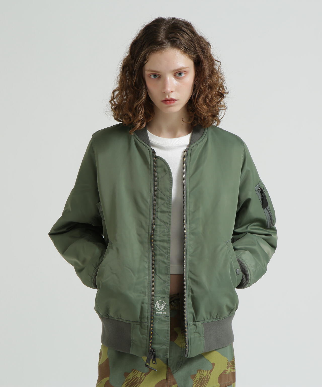 《WOMAN/直営店限定》WASHED MA-1 FLYING TIGERS