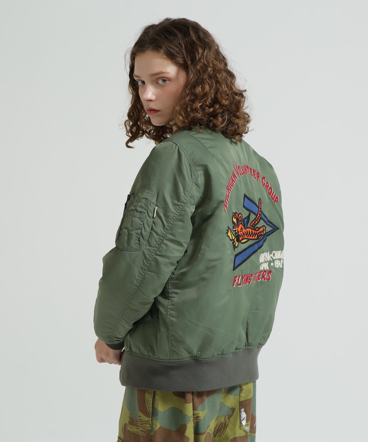 《WOMAN/直営店限定》WASHED MA-1 FLYING TIGERS