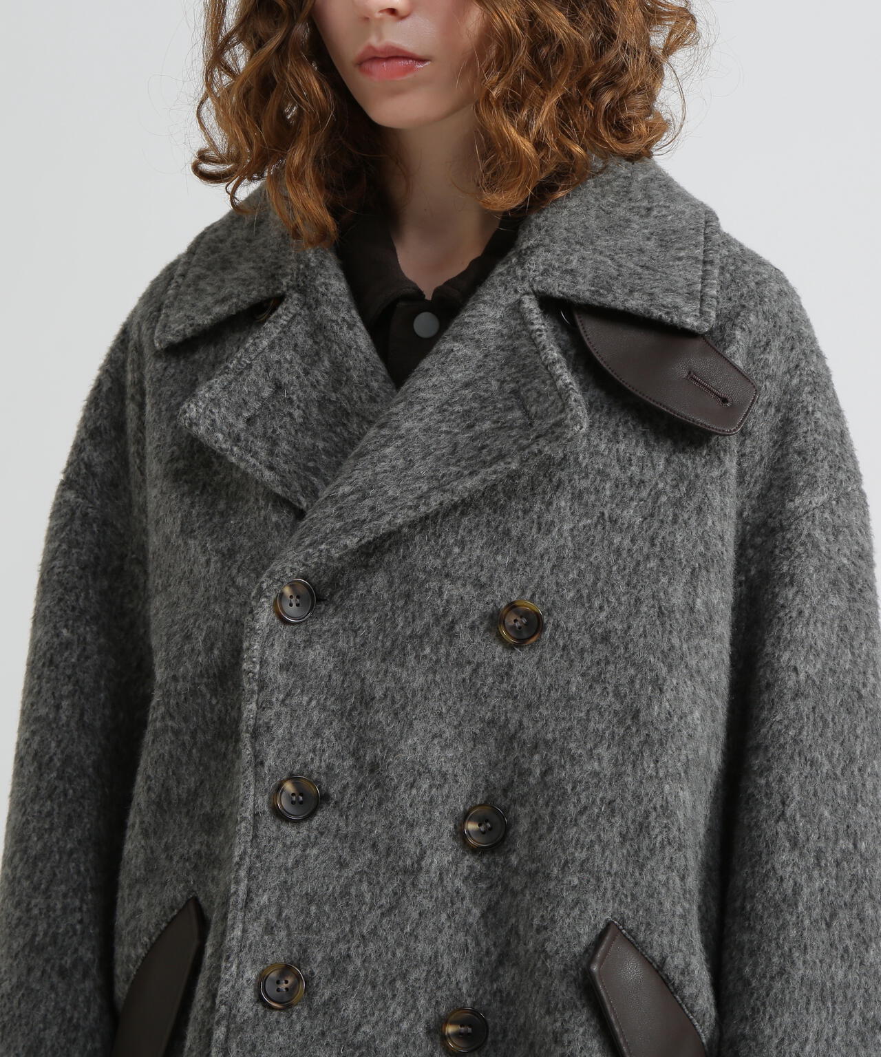 《直営店限定》SHAGGY PEA COAT/シャギーピーコート