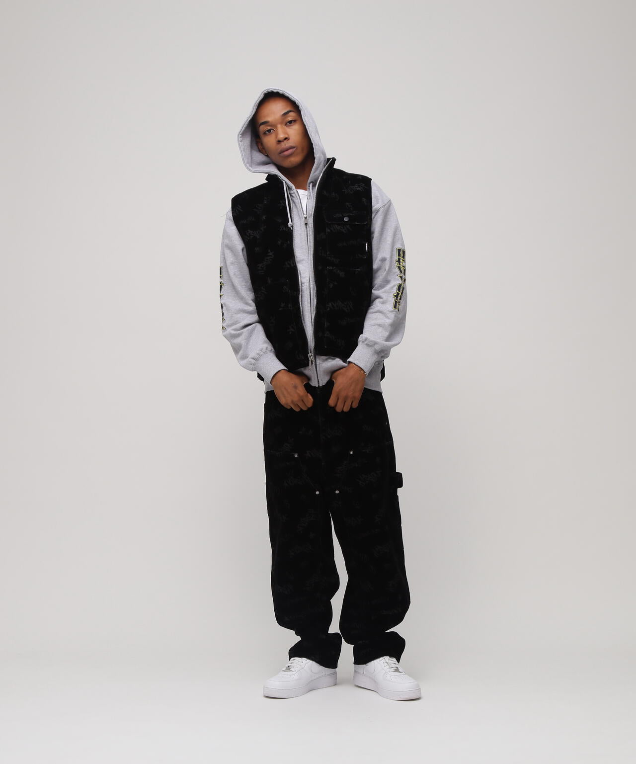 FLOCKING DENIM VEST