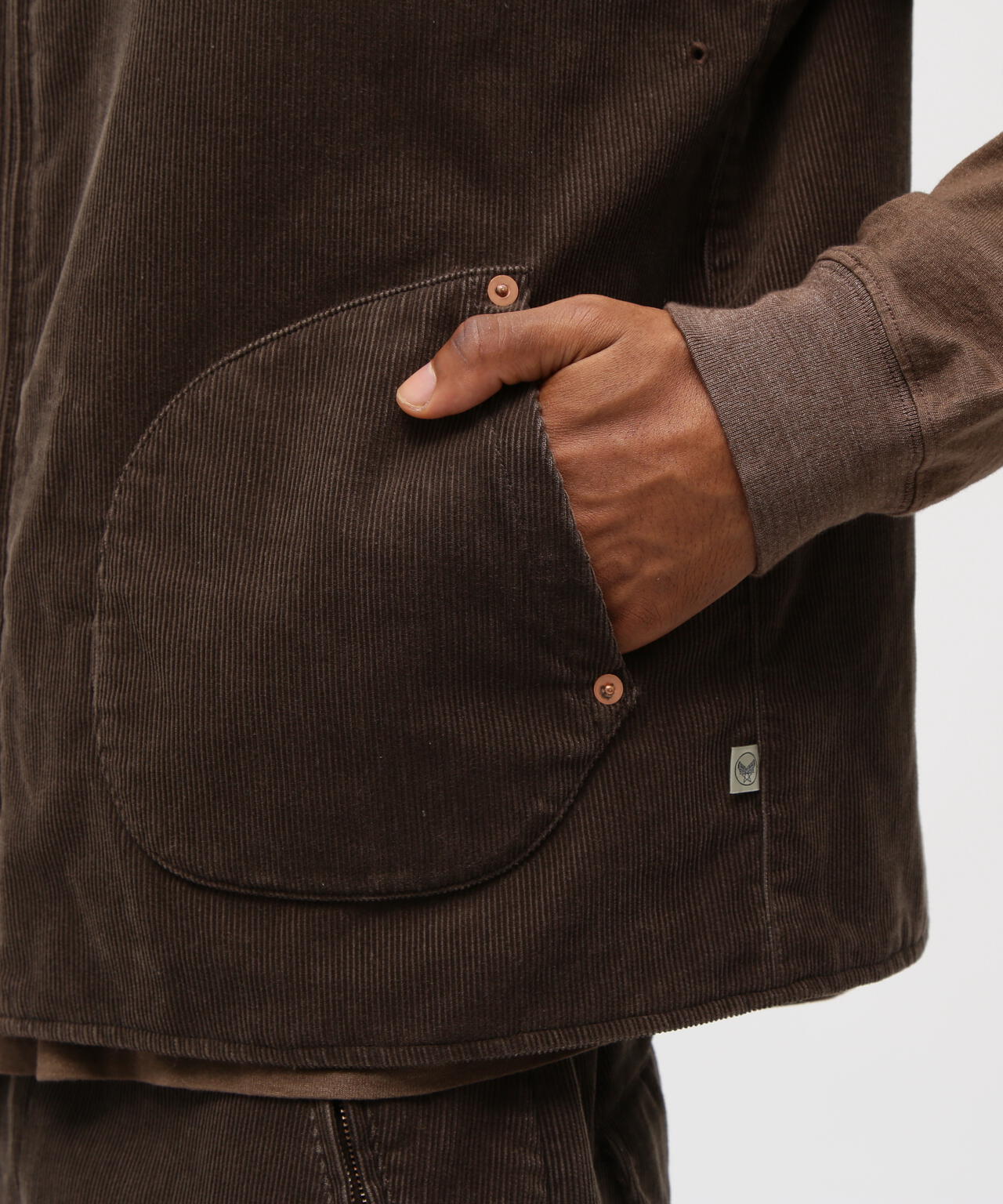 《TFQP by HANDROOM》REVERSIBLE CORDUROY DECK VEST
