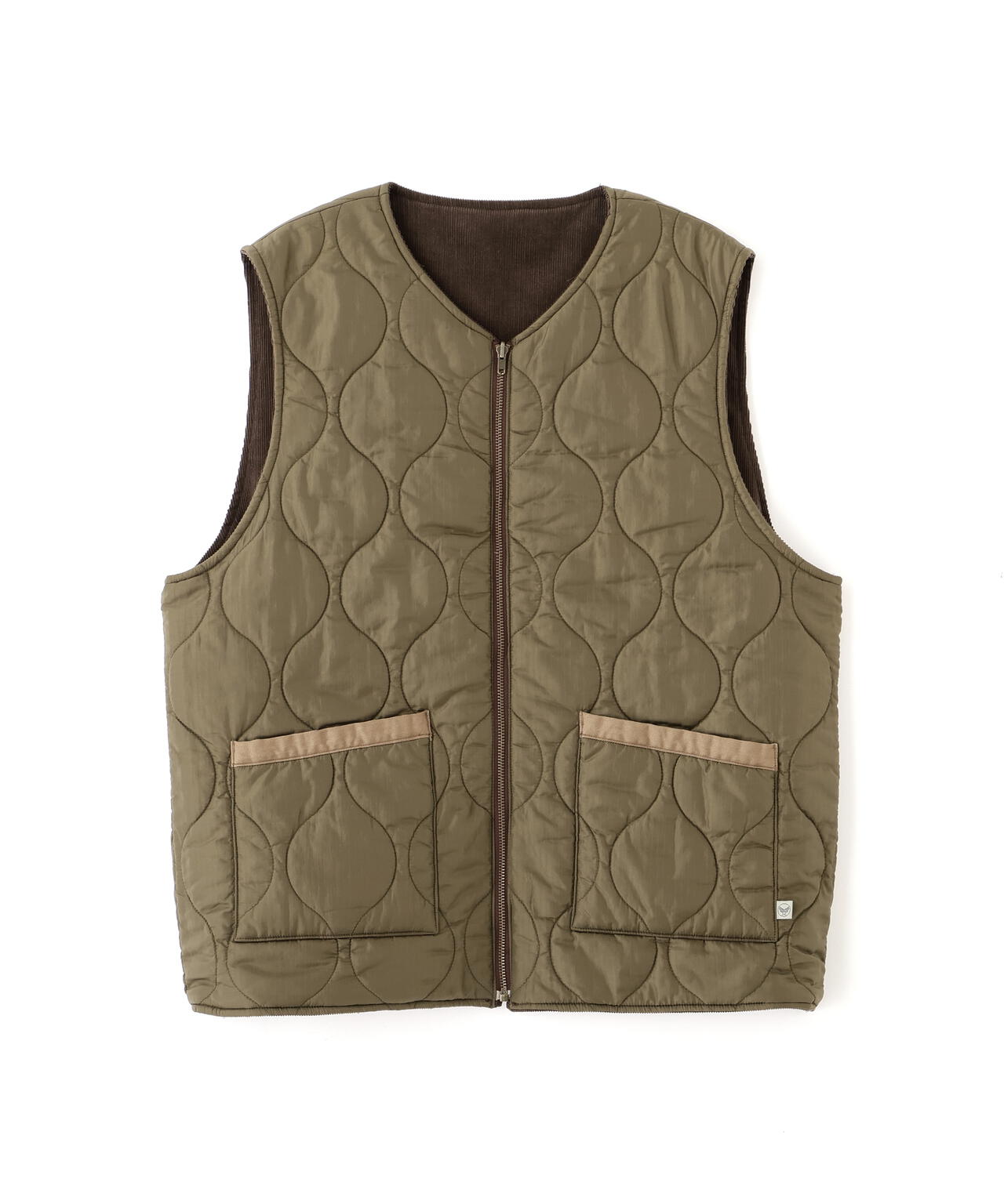 《TFQP by HANDROOM》REVERSIBLE CORDUROY DECK VEST