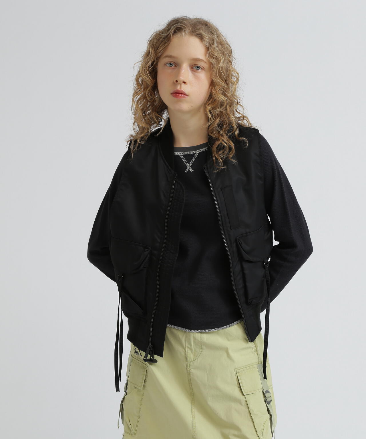 SLEEVELESS MA-1 VEST/スリーブレスMA-1ベスト