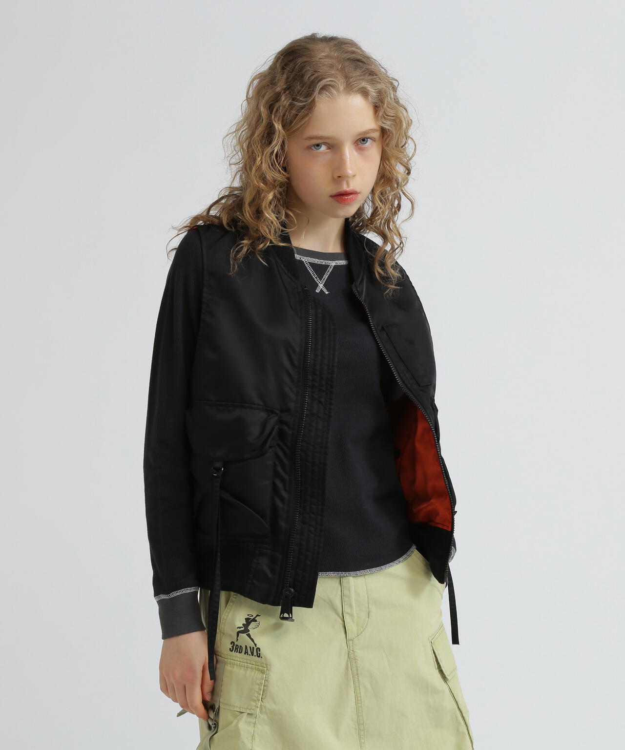 SLEEVELESS MA-1 VEST/スリーブレスMA-1ベスト