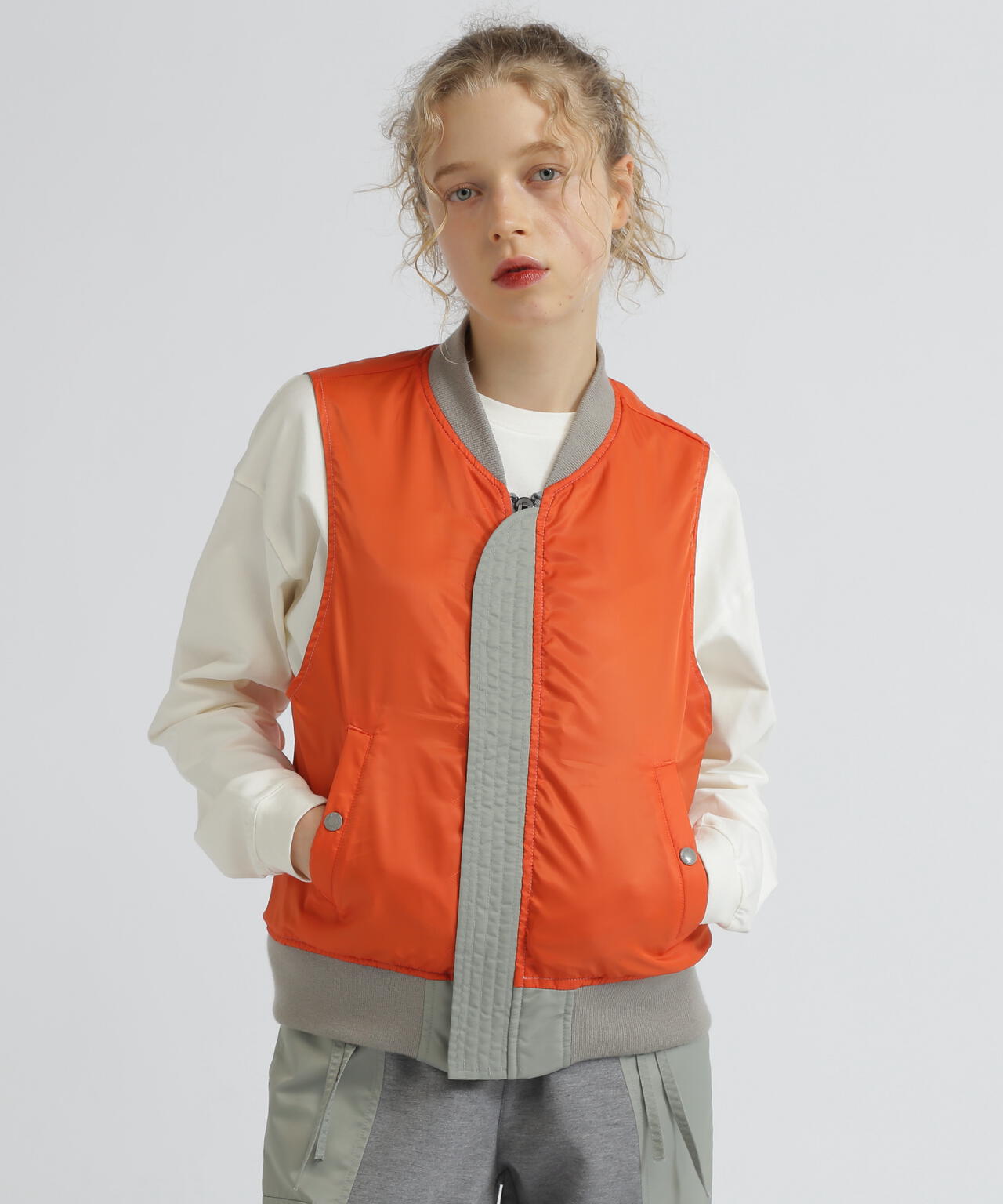 SLEEVELESS MA-1 VEST/スリーブレスMA-1ベスト