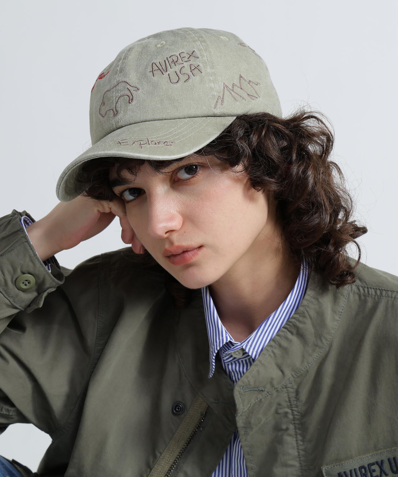 PATTARN FADE WASH CAP/パターンフェイドウォッシュキャップ