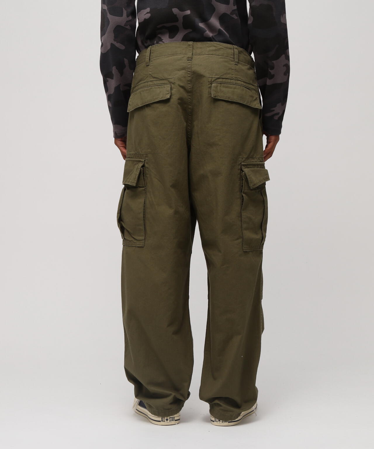 COTTON RIPSTOP CARGO PANTS