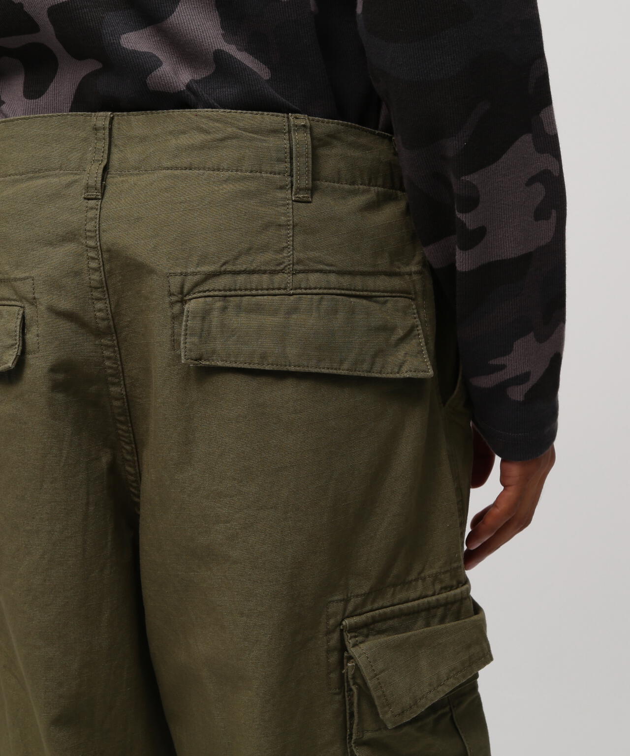COTTON RIPSTOP CARGO PANTS