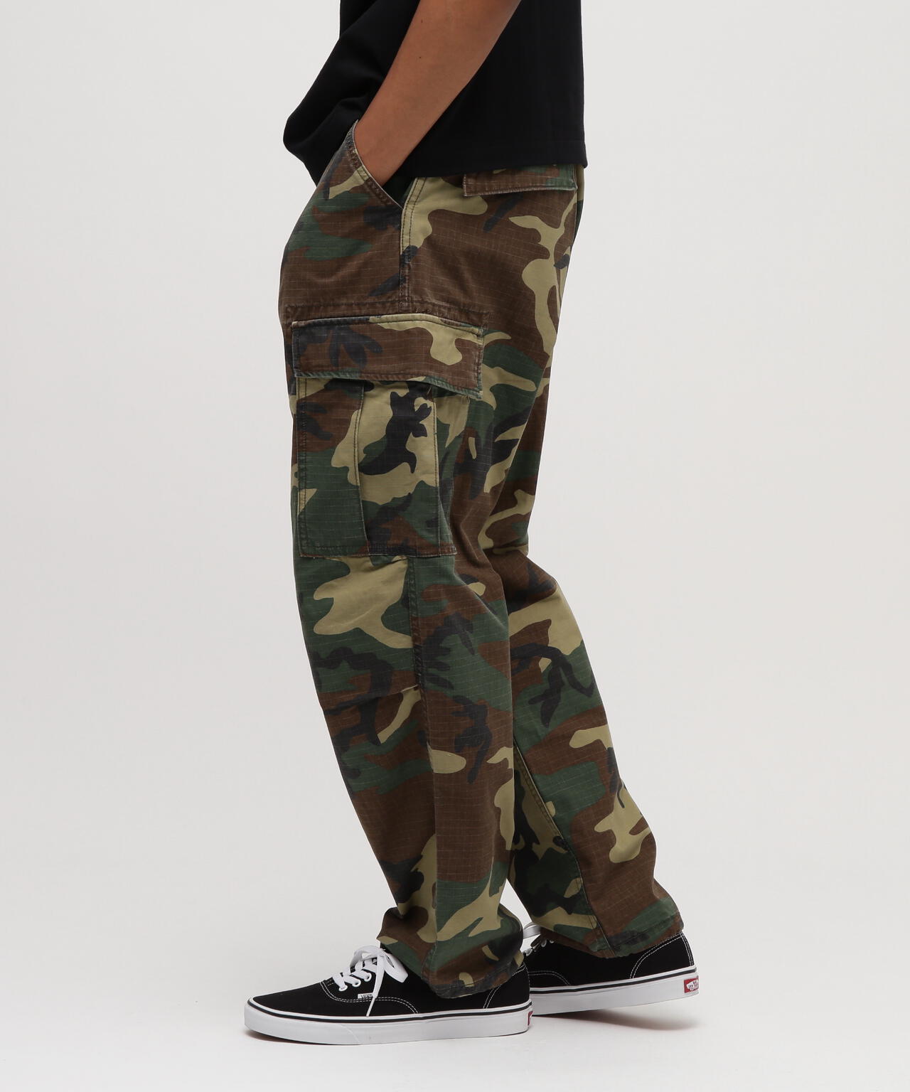 COTTON RIPSTOP CARGO PANTS