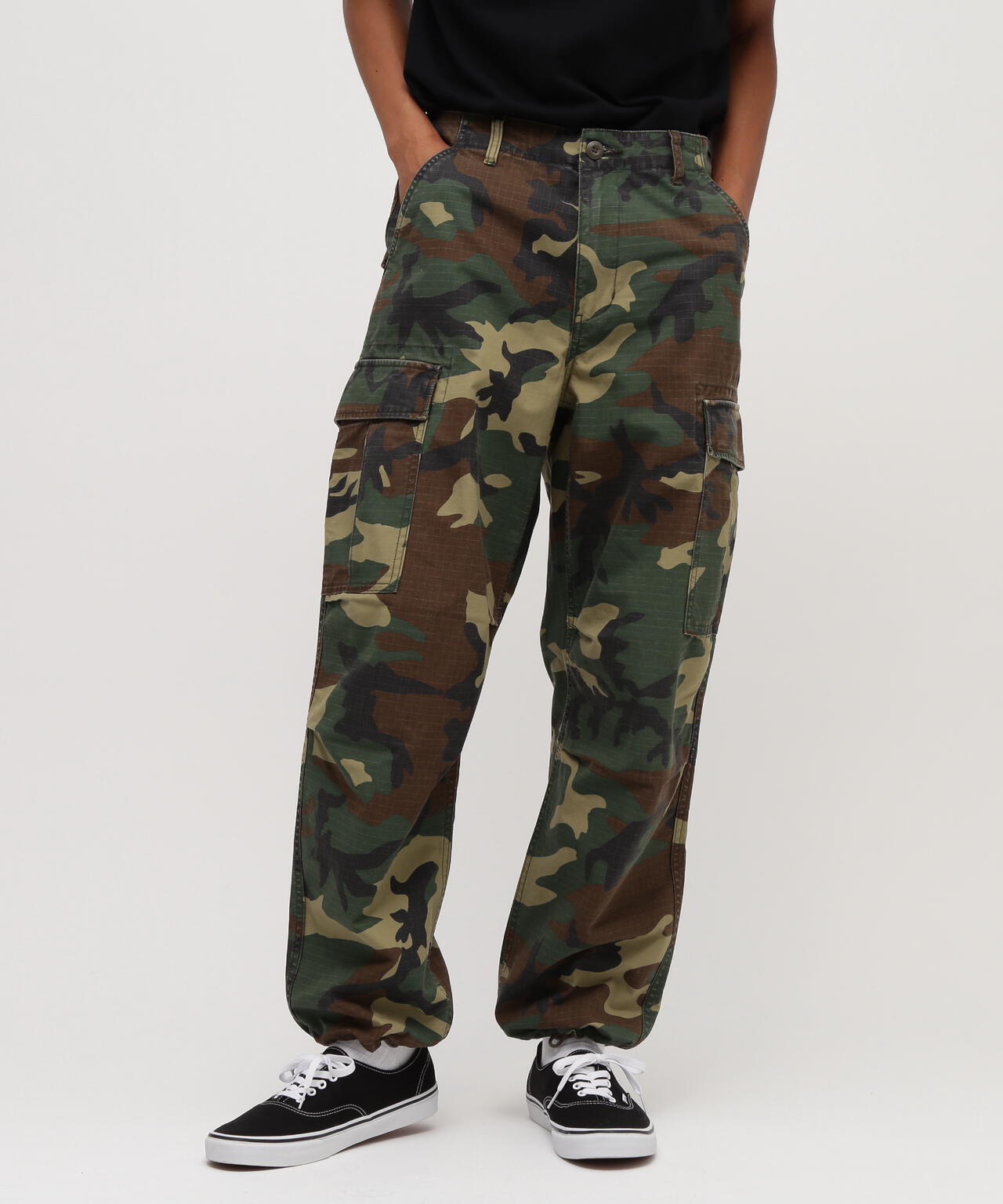 COTTON RIPSTOP CARGO PANTS