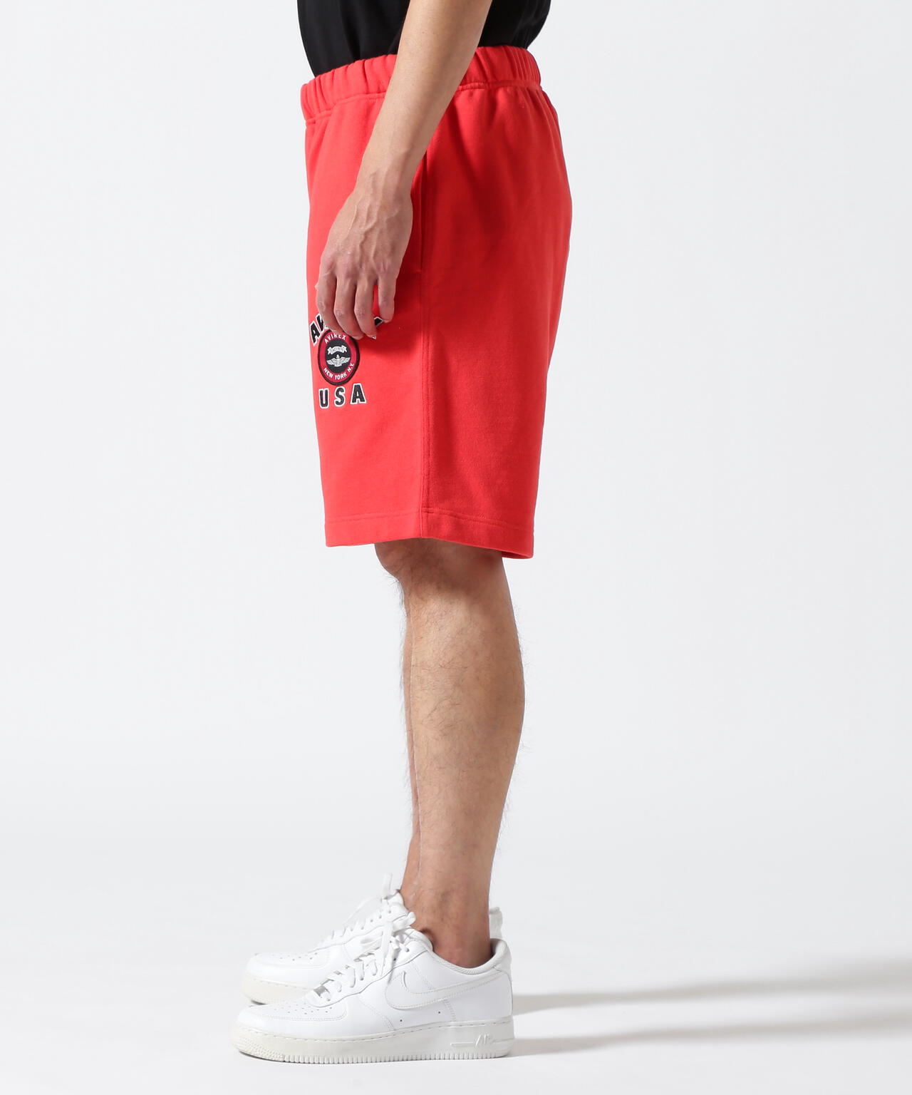 《直営店限定》VARSITY LOGO SHORTS / バーシティ ロゴ ショーツ / AVIREX / アヴィレックス