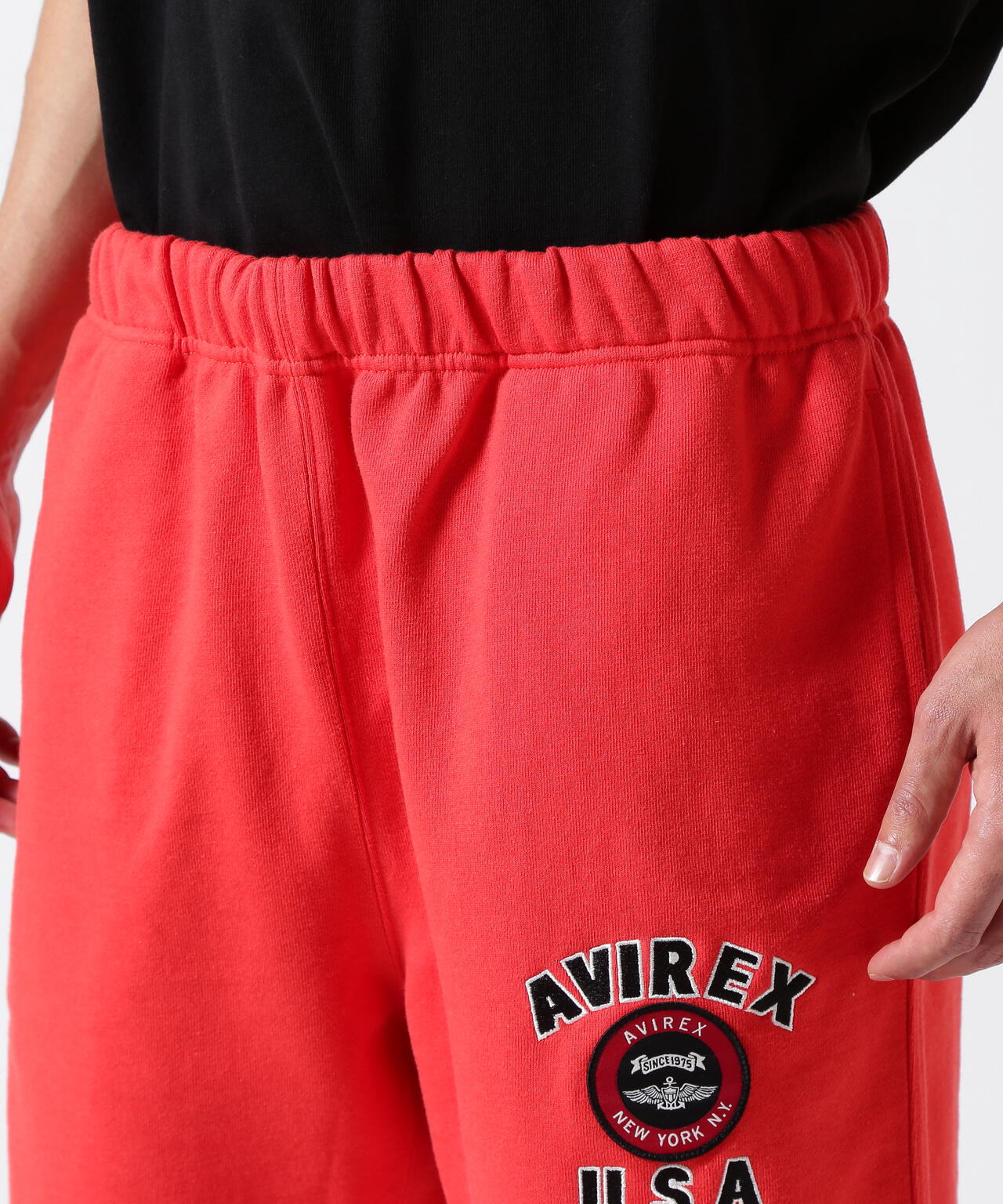 《直営店限定》VARSITY LOGO SHORTS / バーシティ ロゴ ショーツ / AVIREX / アヴィレックス