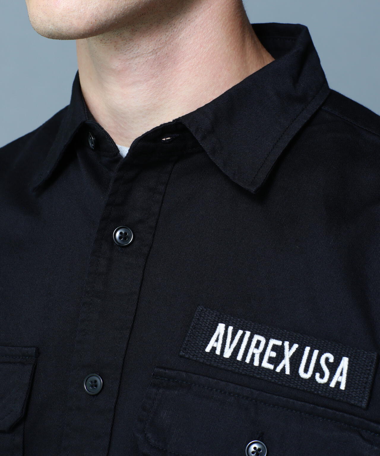 BASIC FATIGUE SHORT SLEEVE SHIRT / ベーシック ファティーグ 半袖シャツ / AVIREX / アヴィレッ