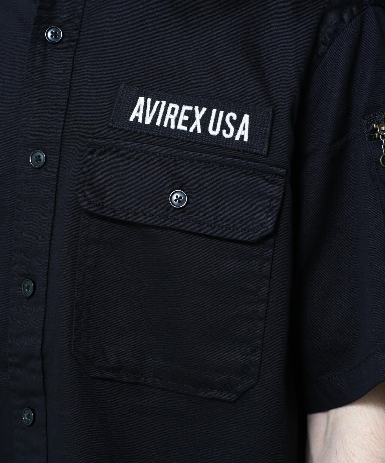 BASIC FATIGUE SHORT SLEEVE SHIRT / ベーシック ファティーグ 半袖シャツ / AVIREX / アヴィレッ