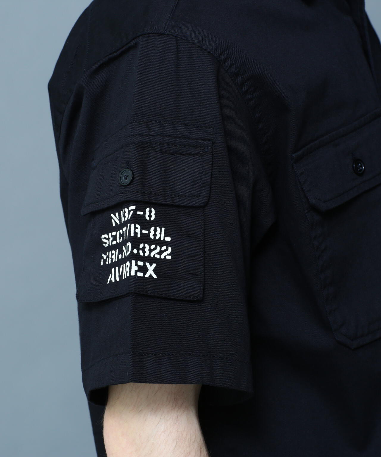 BASIC FATIGUE SHORT SLEEVE SHIRT / ベーシック ファティーグ 半袖シャツ / AVIREX / アヴィレッ