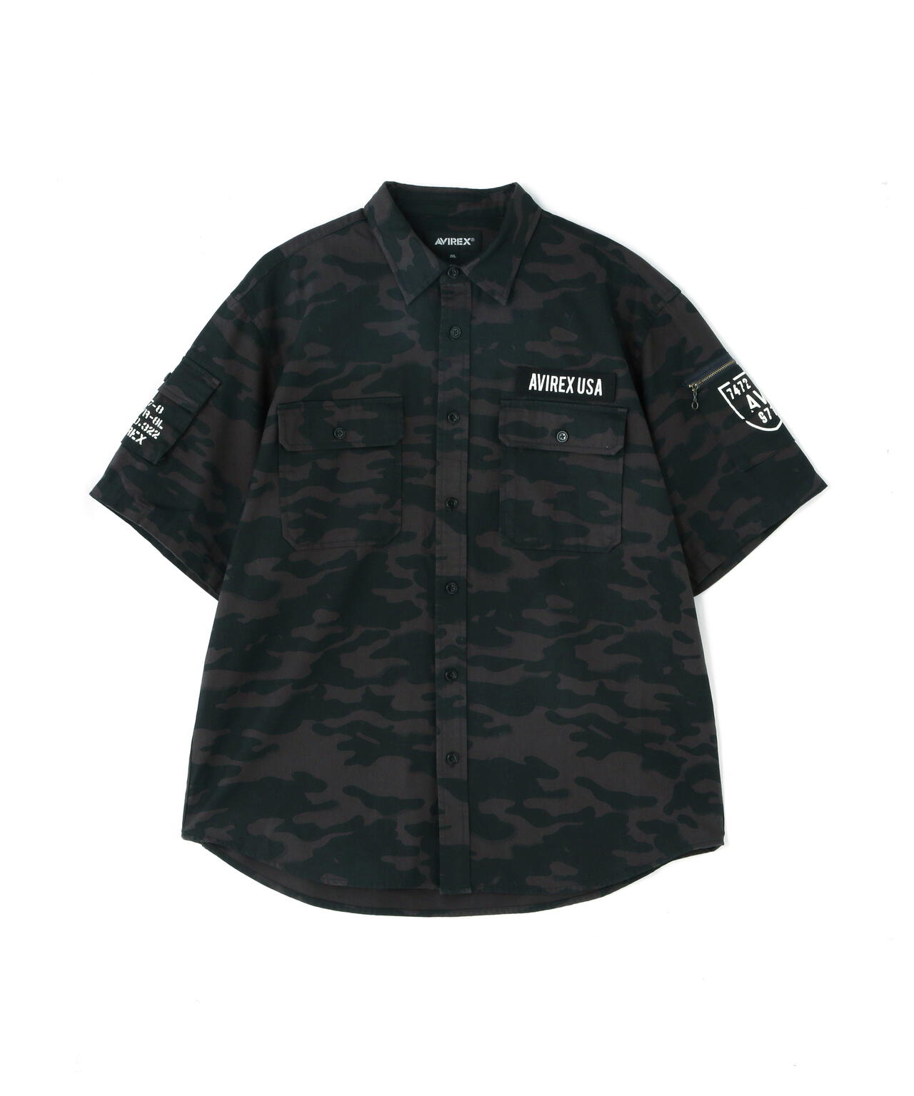 BASIC FATIGUE SHORT SLEEVE SHIRT / ベーシック ファティーグ 半袖シャツ / AVIREX / アヴィレッ