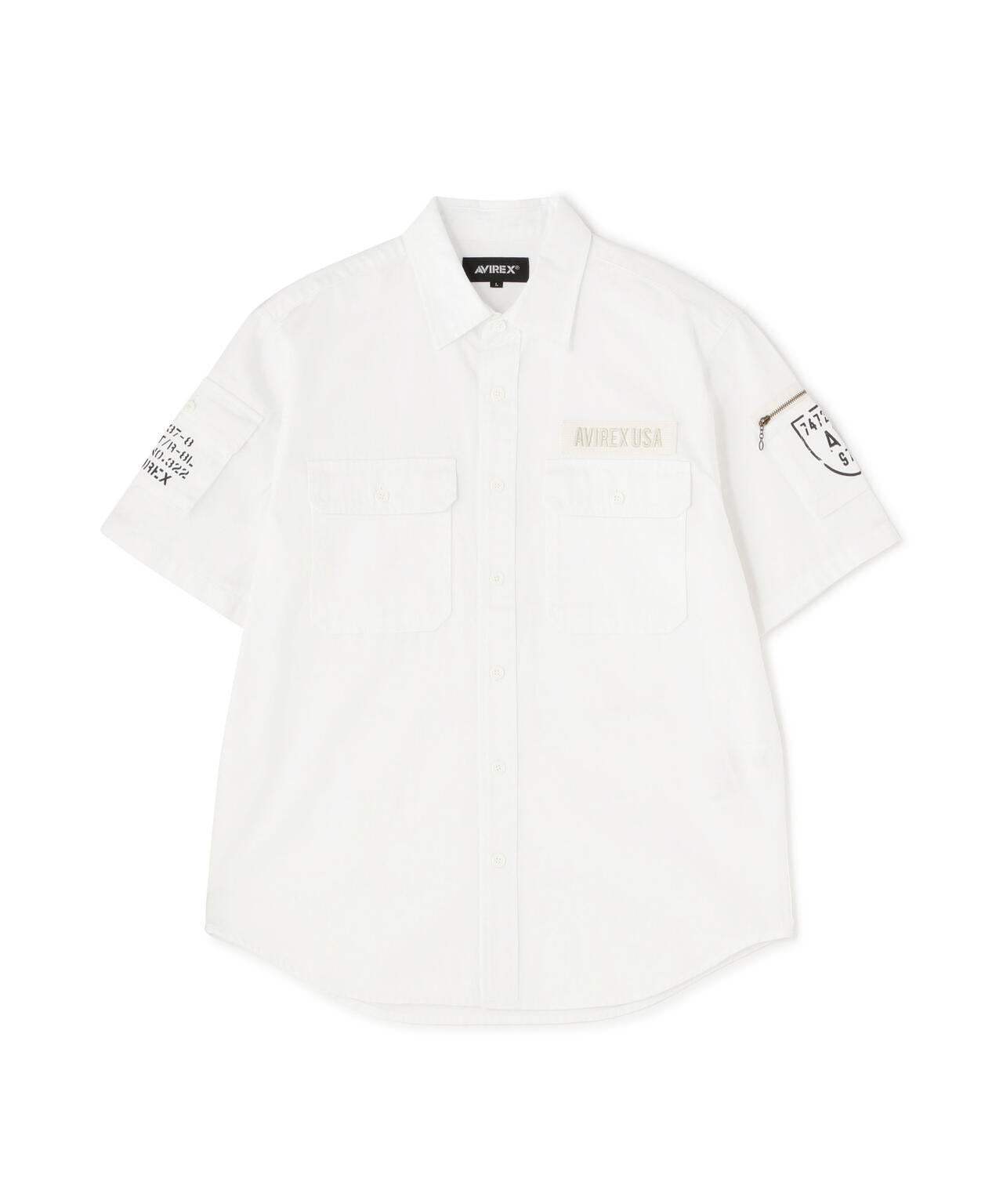 BASIC FATIGUE SHORT SLEEVE SHIRT / ベーシック ファティーグ 半袖シャツ / AVIREX / アヴィレッ