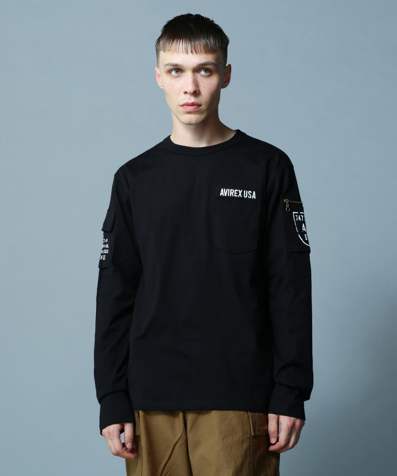 FATIGUE CREW NECK L/S T-SHIRT / ファティーグ クルーネック 長袖 Tシャツ