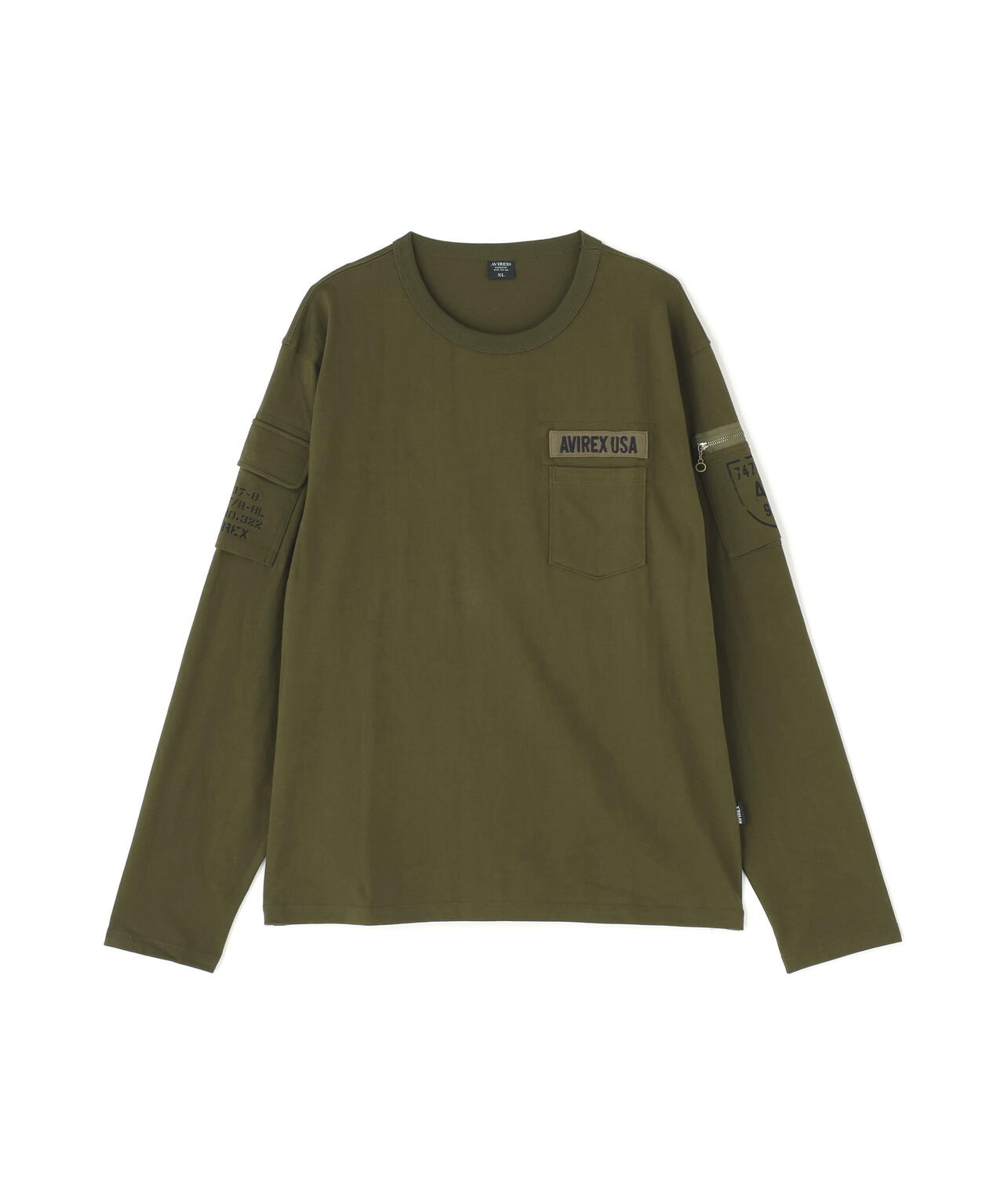 FATIGUE CREW NECK L/S T-SHIRT / ファティーグ クルーネック 長袖 Tシャツ