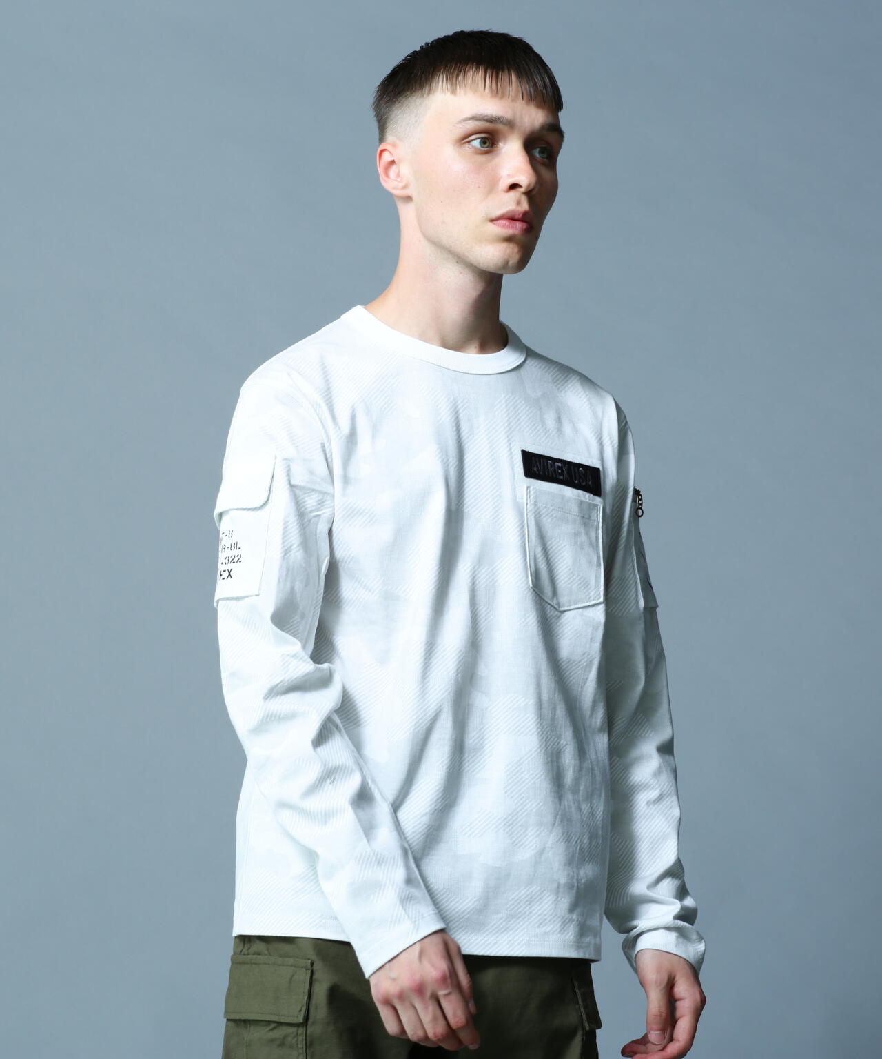 FATIGUE CREW NECK L/S T-SHIRT / ファティーグ クルーネック 長袖 Tシャツ