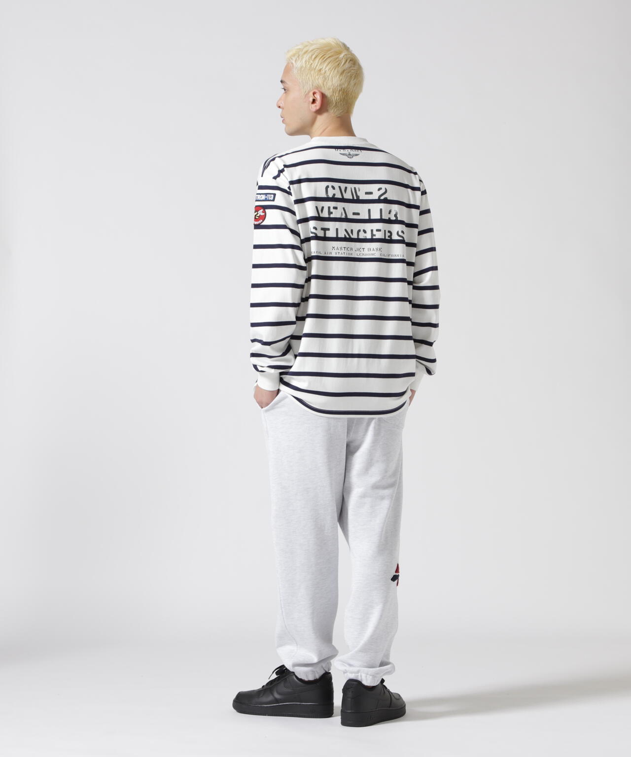 NAVAL PATCH LONGSLEEVE T-SHIRT / ネイバル パッチ ロングスリーブ Tシャツ / AVIREX
