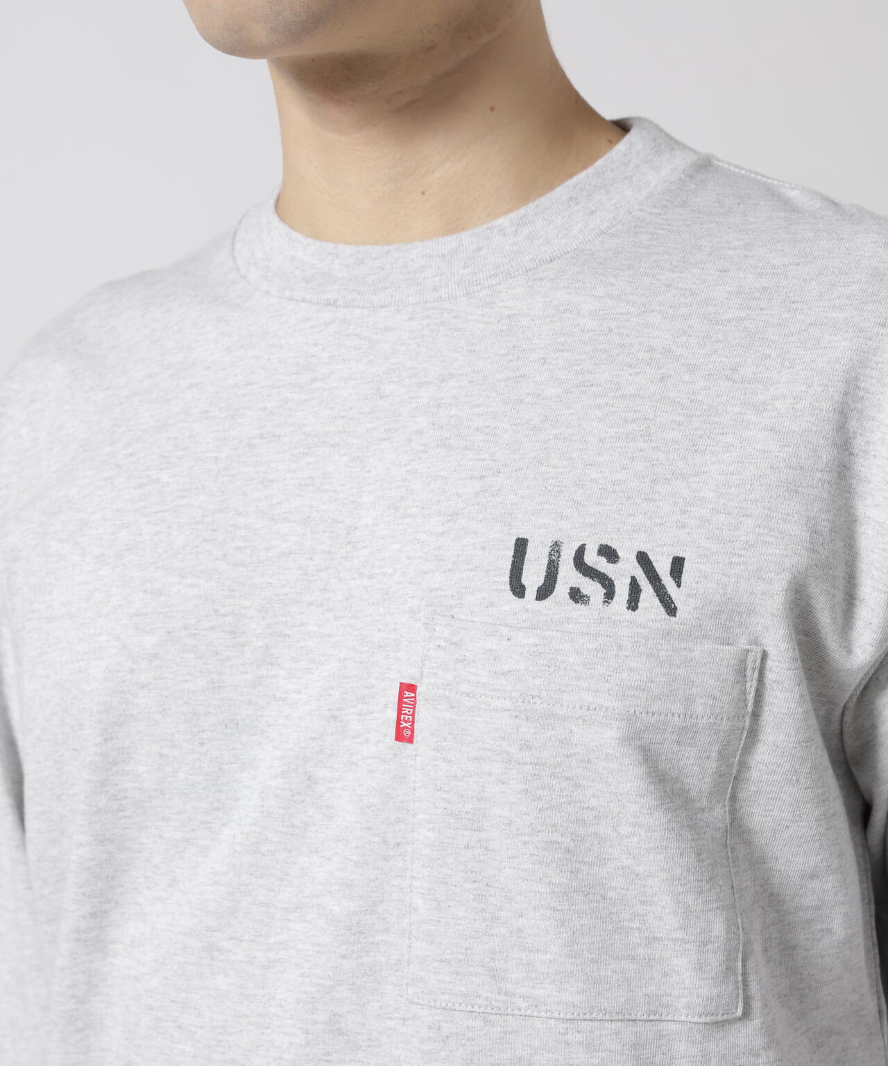 NAVAL PATCH LONGSLEEVE T-SHIRT / ネイバル パッチ ロングスリーブ Tシャツ / AVIREX