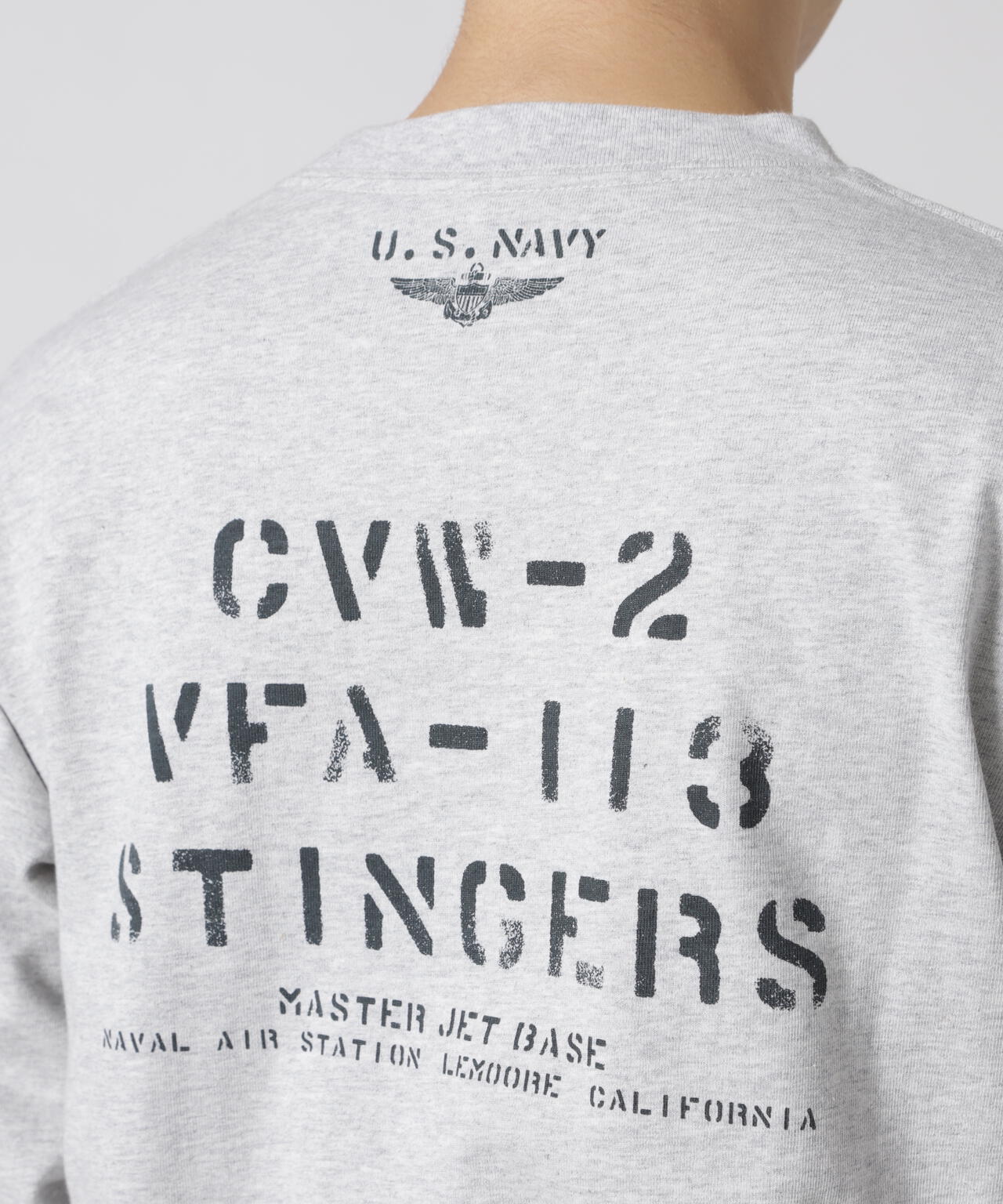 NAVAL PATCH LONGSLEEVE T-SHIRT / ネイバル パッチ ロングスリーブ Tシャツ / AVIREX