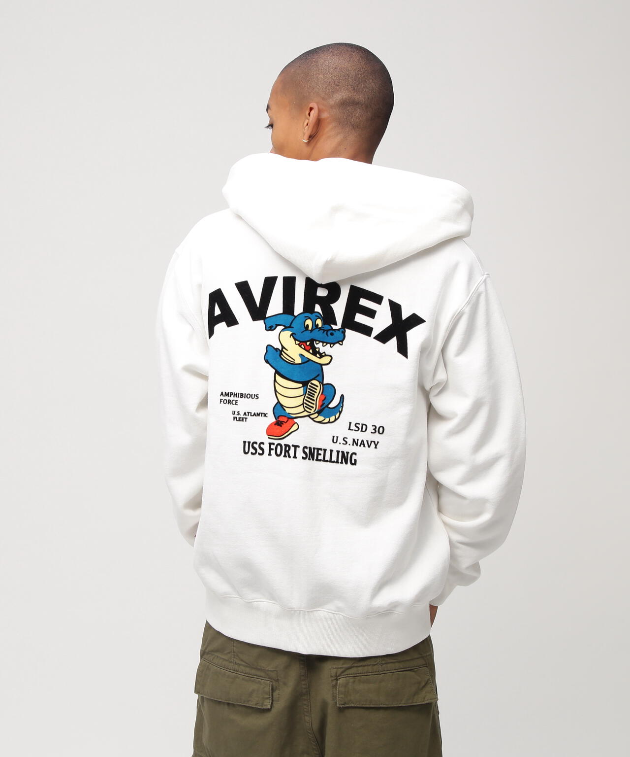 《WEB&DEPOT限定》USS FORT SNELLING ZIPUP HOODIE