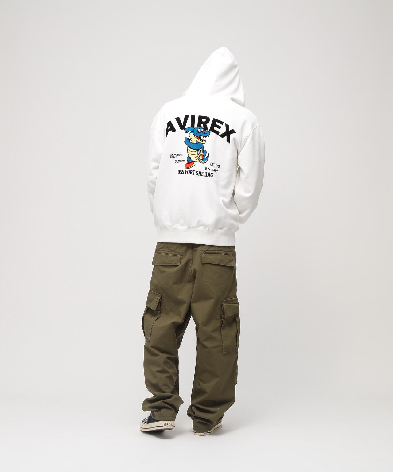 《WEB&DEPOT限定》USS FORT SNELLING ZIPUP HOODIE