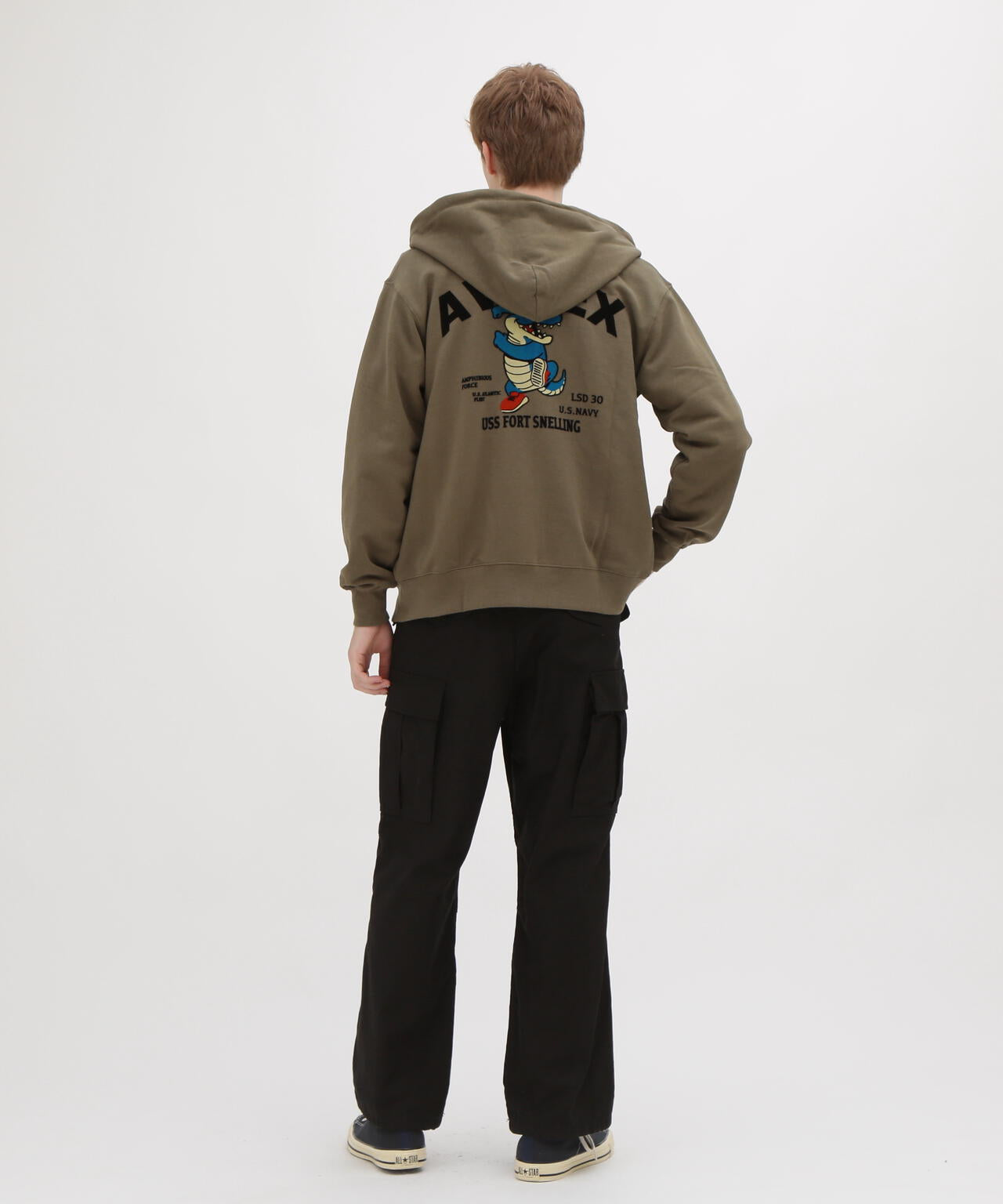 《WEB&DEPOT限定》USS FORT SNELLING ZIPUP HOODIE