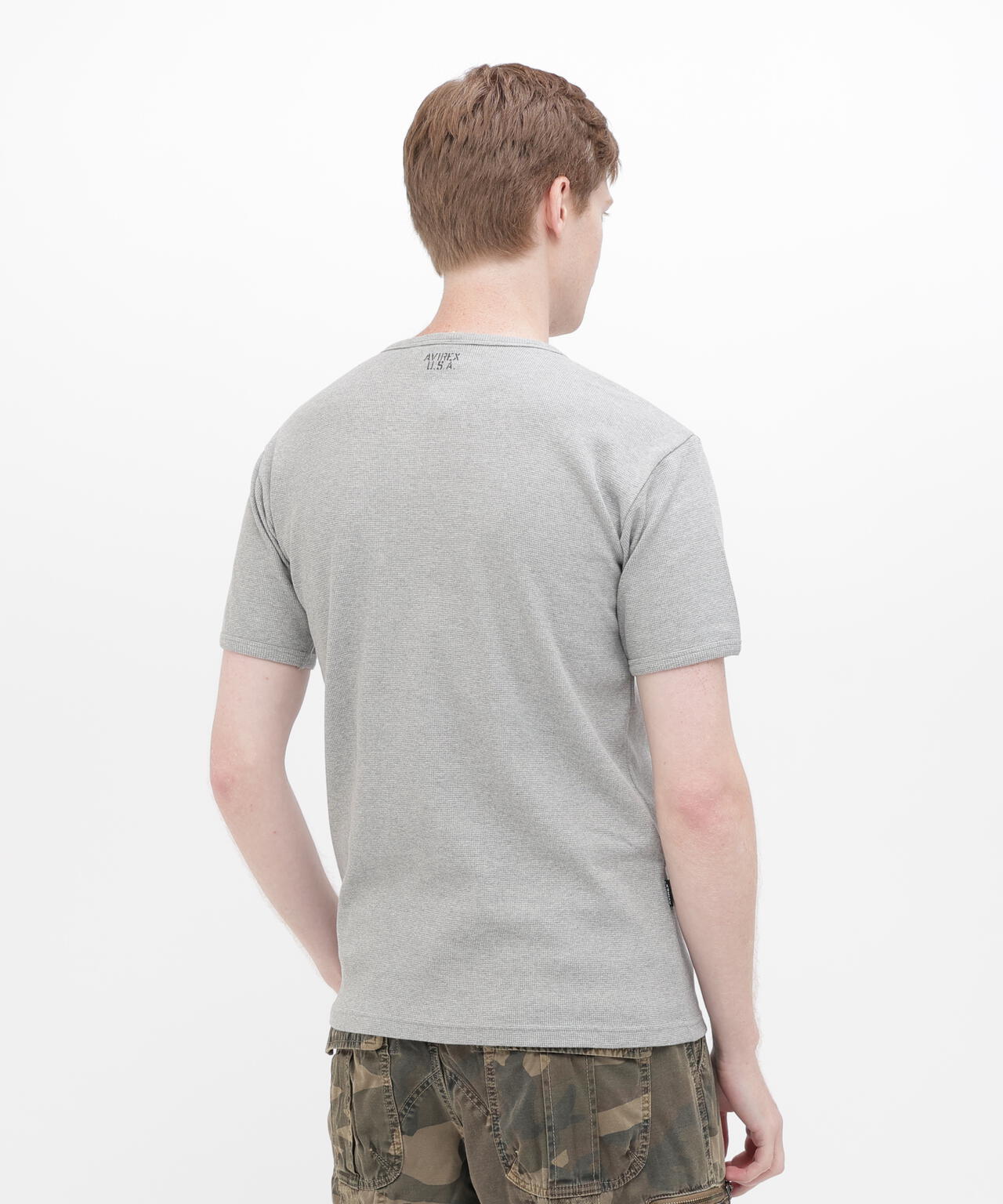 《DAILY/デイリー》MINI WAFFLE S/S CREW NECK T-SHIRT/ミニワッフル 半袖 クルーネック Tシャツ