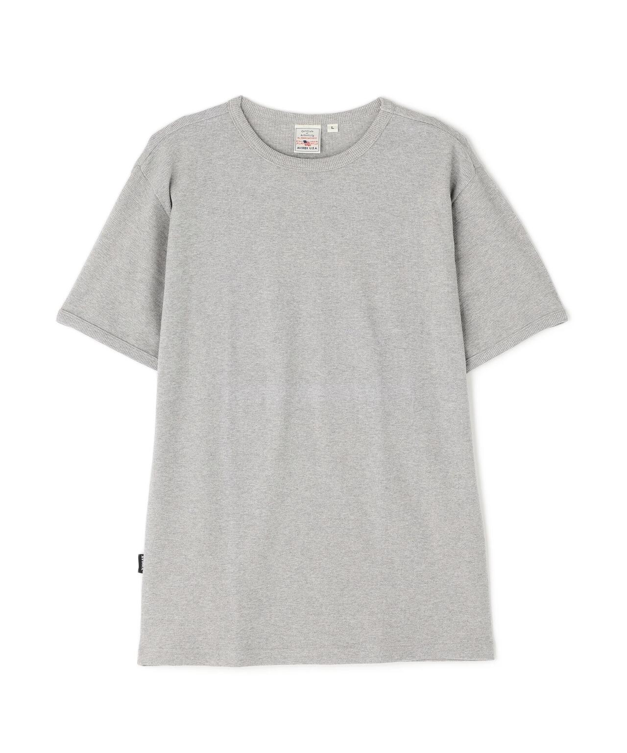 《DAILY/デイリー》MINI WAFFLE S/S CREW NECK T-SHIRT/ミニワッフル 半袖 クルーネック Tシャツ