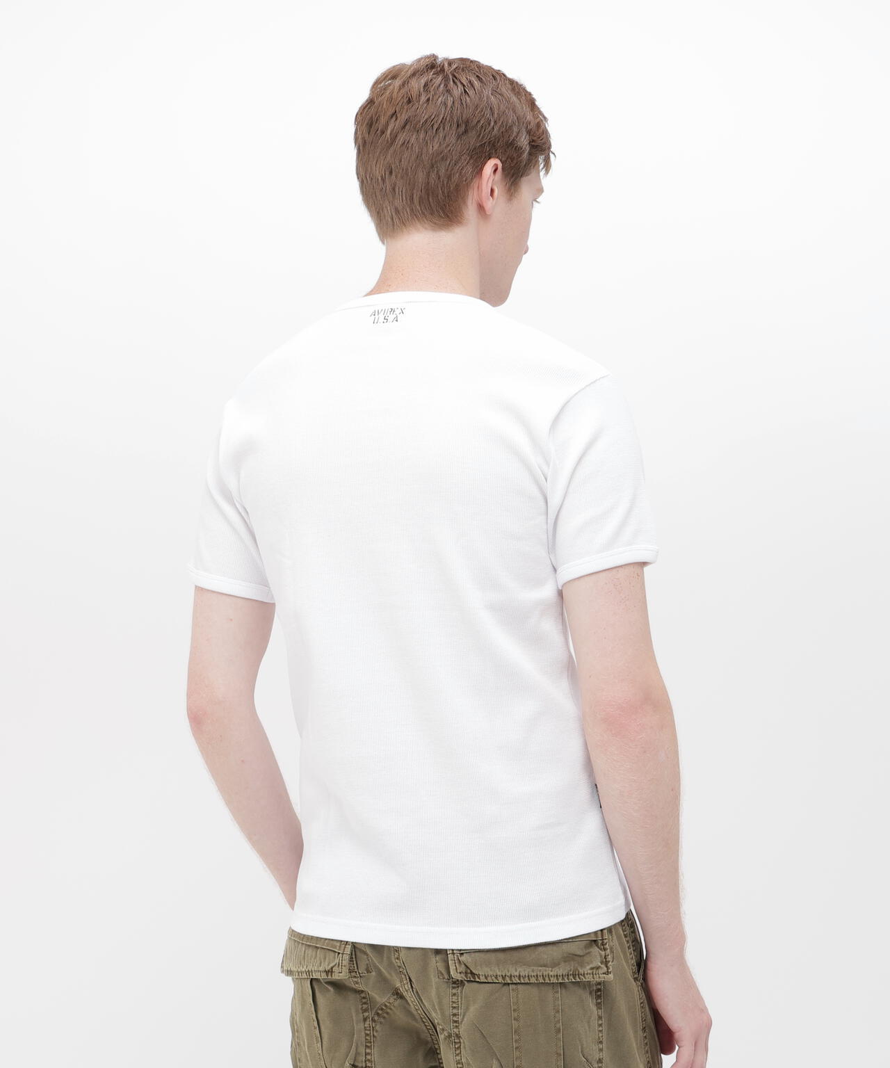 《DAILY/デイリー》MINI WAFFLE S/S CREW NECK T-SHIRT/ミニワッフル 半袖 クルーネック Tシャツ