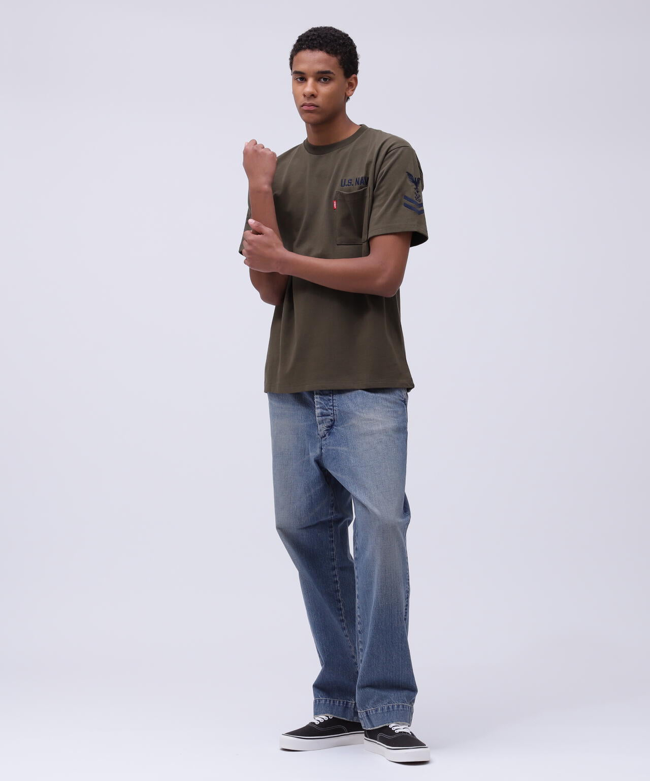 NAVAL POCKET S/S T-SHIRT / ネイバル ポケット 半袖 Tシャツ / AVIREX / アヴィレックス