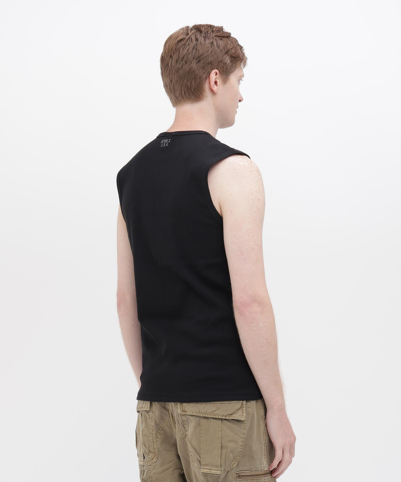 《DAILY/デイリー》DAILY NO SLEEVE SHIRT / デイリー ノースリーブ シャツ / AVIREX / アヴィレックス
