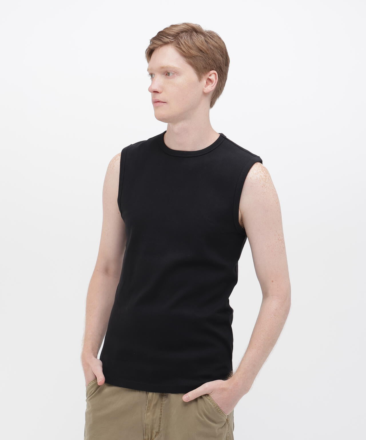 《DAILY/デイリー》DAILY NO SLEEVE SHIRT / デイリー ノースリーブ シャツ / AVIREX / アヴィレックス