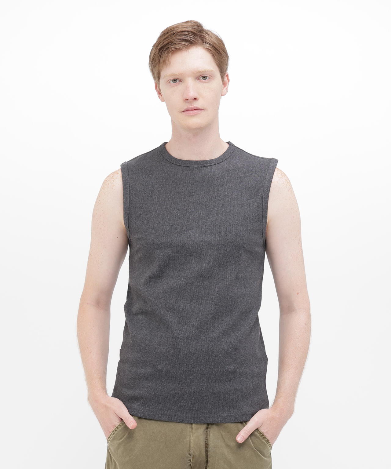 《DAILY/デイリー》DAILY NO SLEEVE SHIRT / デイリー ノースリーブ シャツ / AVIREX / アヴィレックス