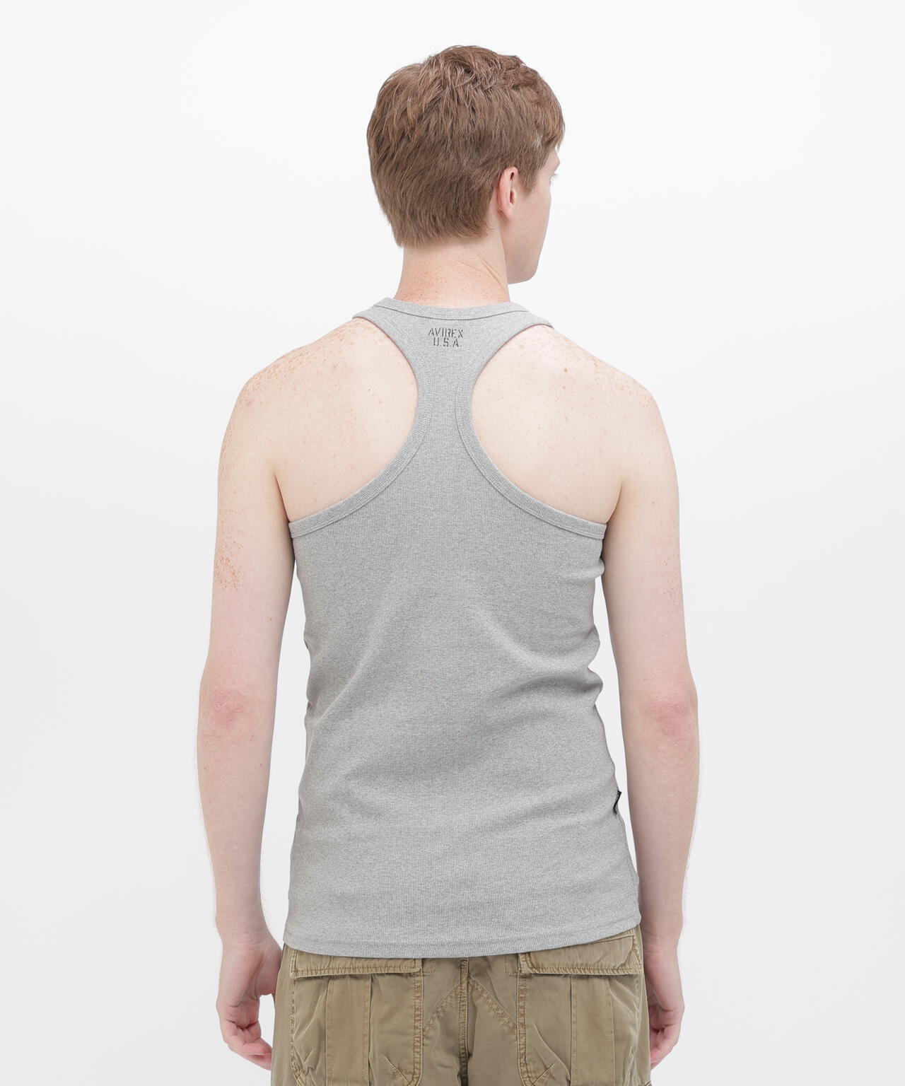 《DAILY/デイリー》RIB TANK TOP BACK CROSS/リブ タンクトップ バッククロス  デイリーウェア