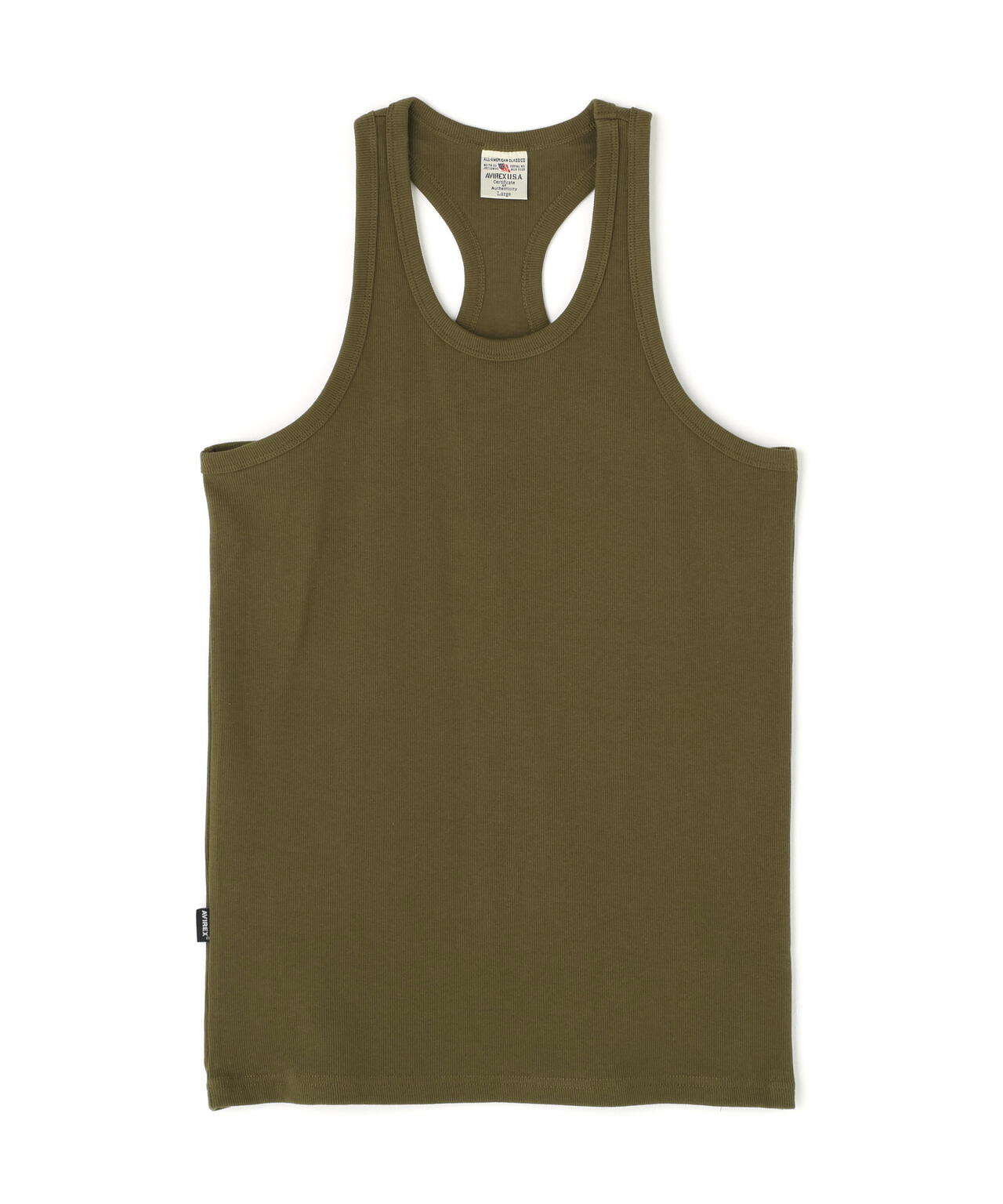《DAILY/デイリー》RIB TANK TOP BACK CROSS/リブ タンクトップ バッククロス  デイリーウェア