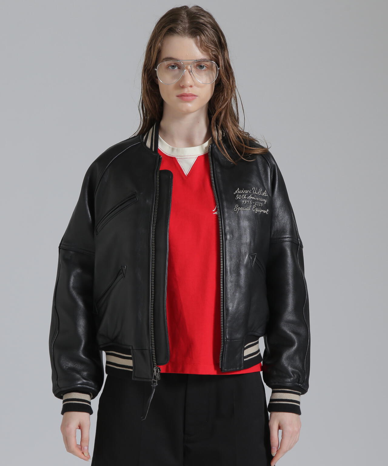 《WOMAN/50th Anniversary》VARSITY JACKET/バーシティジャケット