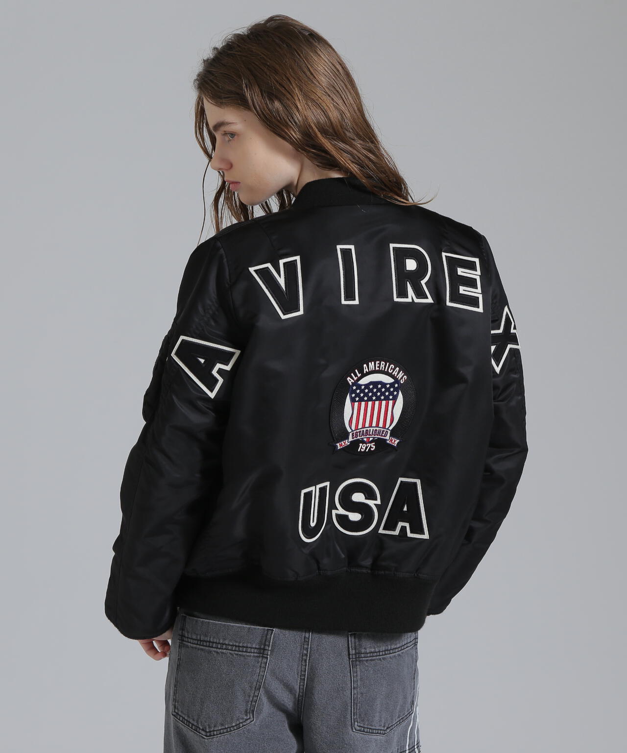 《WOMAN/50th Anniversary》MA-1 SIGNATURE BIG LOGO/MA-1 シグネチャービッグロゴ