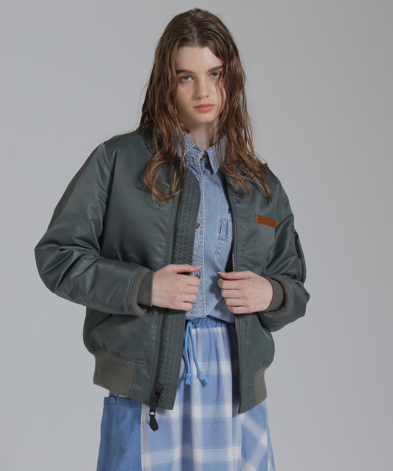 《WOMAN/50th Anniversary》MA-1 SIGNATURE BIG LOGO/MA-1 シグネチャービッグロゴ