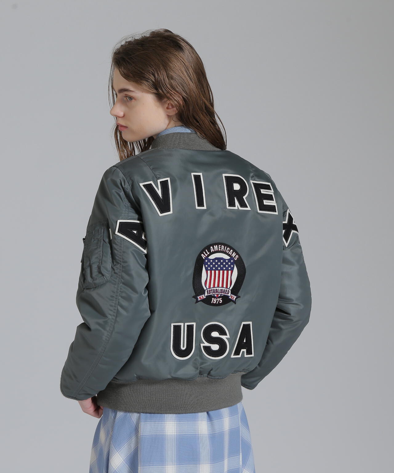《WOMAN/50th Anniversary》MA-1 SIGNATURE BIG LOGO/MA-1 シグネチャービッグロゴ